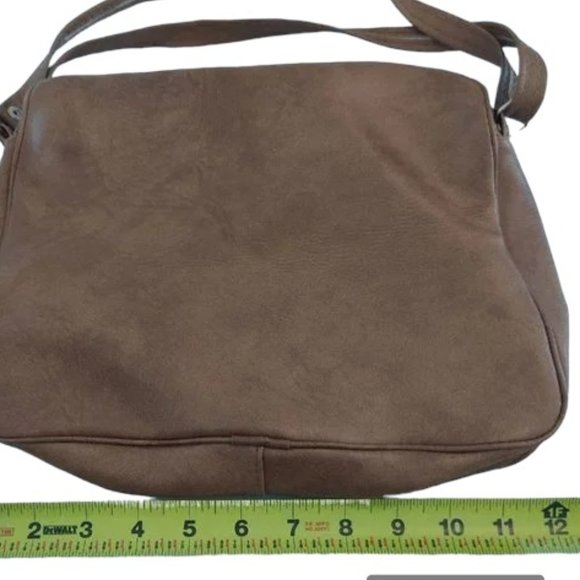 Air India Brown Leather Women's Bag - Picture 2 of 9